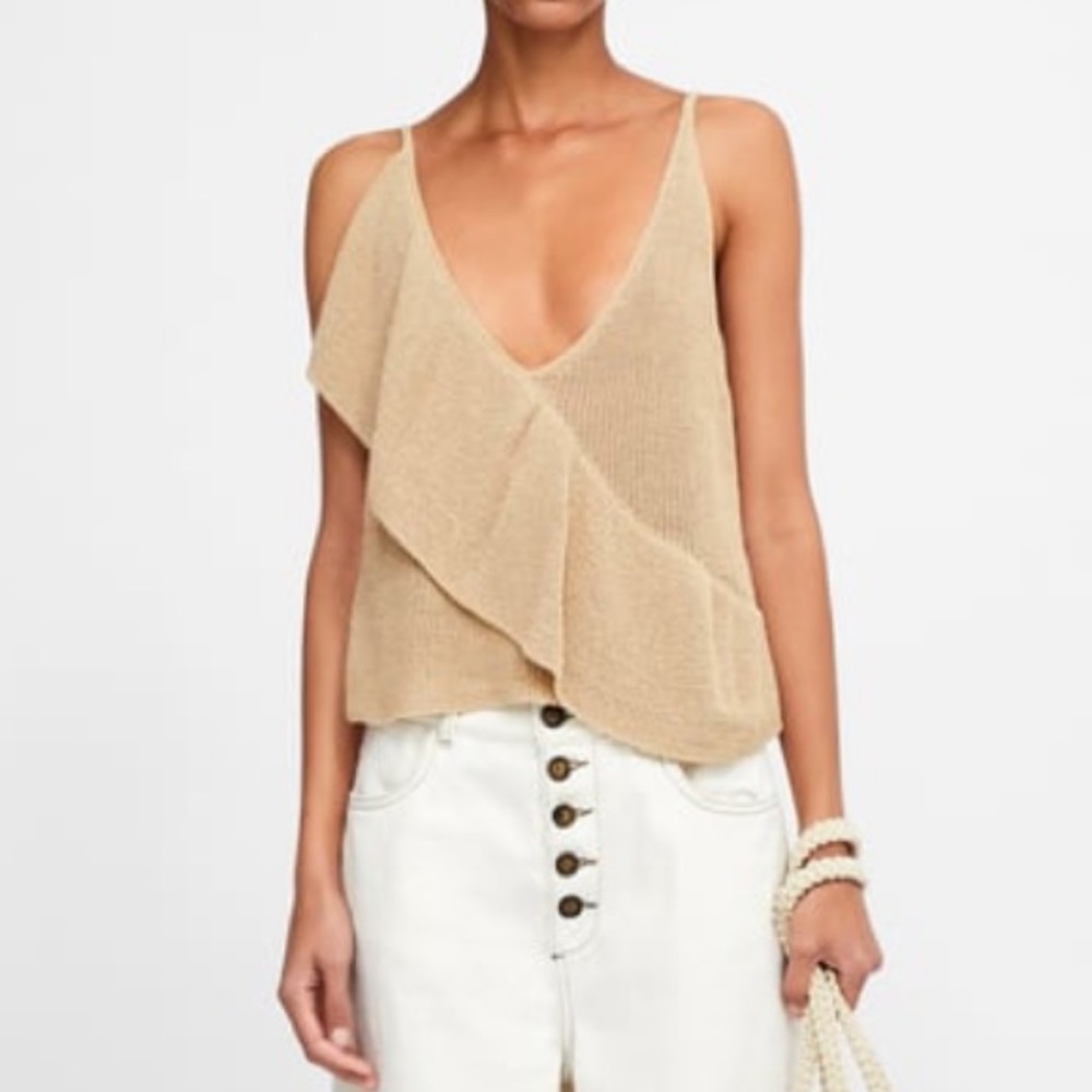 Zara Ruffled Knit Top